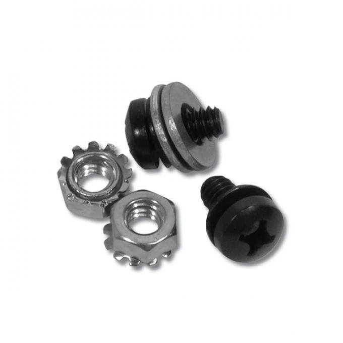 Corvette Window Stop Bracket Screws, Rear Upper Convertible, 1963-1967