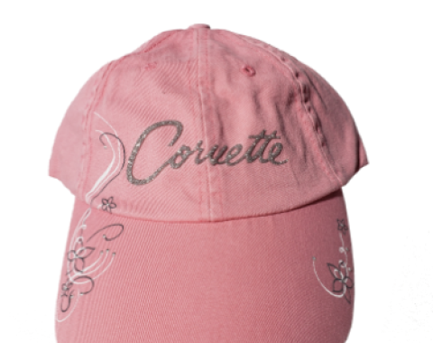 Ladies Pink Corvette Cap