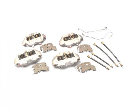 Corvette Brake Overhaul Kit, with Remanufactured O-Ring Calipers, 1965-1982