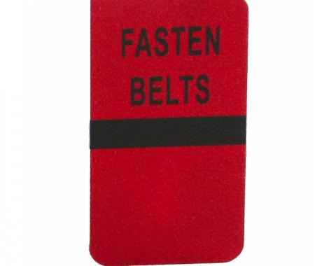 Corvette Seat Belt Warning Lens, 1977-1979