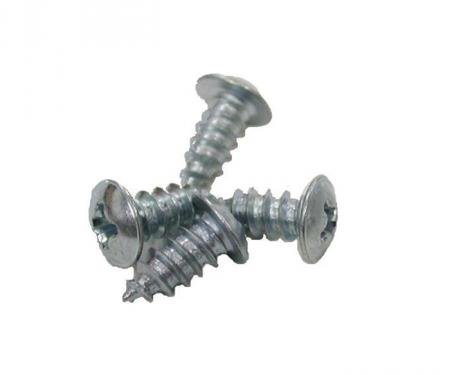 Redline Restomotive® 1968-1972 Chevrolet Corvette Windshield Moulding Screws, Outer on Fender