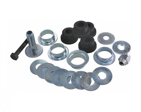 Corvette Trailing Arm Bushing Kit, With Outer Sleeves, Front, Polyurethane, 1963-1982