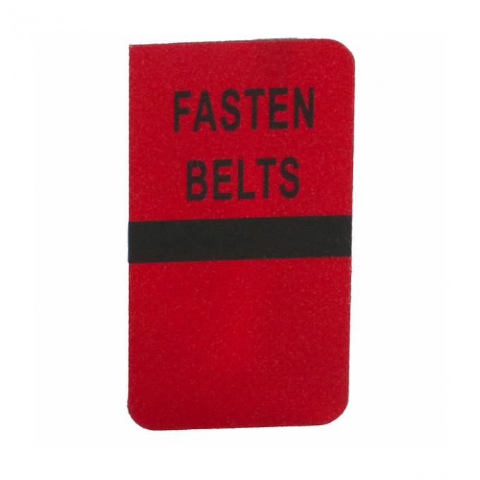 Corvette Seat Belt Warning Lens, 1977-1979