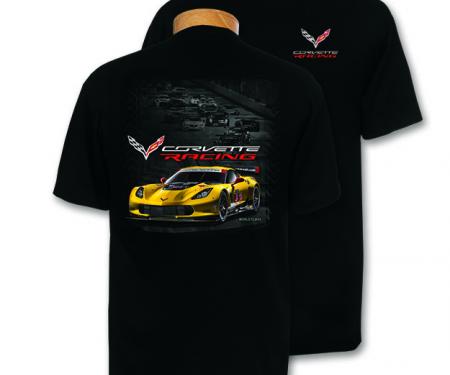 Black Corvette C7R Racing T-Shirt