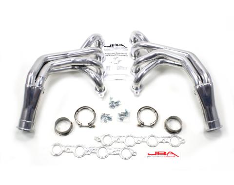 JBA Performance Exhaust 05-13 Corvette Long Tube 6.0/6.2L Silver Ctd 6819SJS