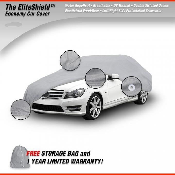 Elite Shield™ Car Cover, Gray (Size 3), fits Cars up to 180" or 15'