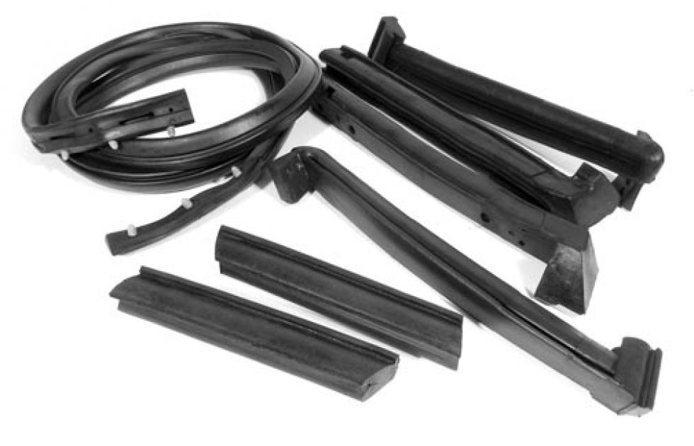 Corvette Weatherstrip Kit, Convertible Top 7 Piece, Import, 19861996
