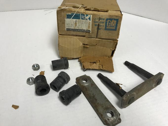 GM 1953-1962 Corvette Rear Shackle Assembly, Set of 2, NOS 3707891