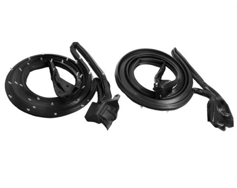 Metro Moulded Parts 1997-2004 Chevrolet Corvette Molded Door Seals. Fits Coupe, Hardtop and Convertible LM 19-E