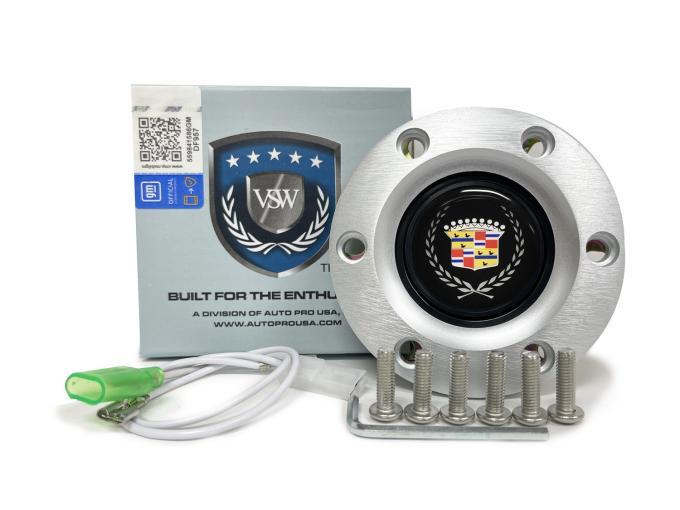 Auto Pro USA VSW 6-Bolt Steering Wheel Horn Button STE1016BRU