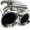 Auto Pro USA 2005-2008 Chevrolet Corvette NXT Step Performance Exhaust System, Axle Back, 4 in. Double Wall Design EX3033