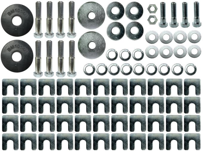 Auto Pro USA 1963 Chevrolet Corvette Body Mount Bushing Set, Includes All Hardware BM1014