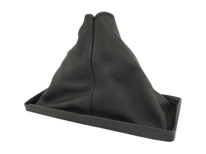 Auto Pro USA 1973-1982 Chevrolet Corvette Shift Boot, Automatic Or 4-Speed Transmission, Black Leather BT1002