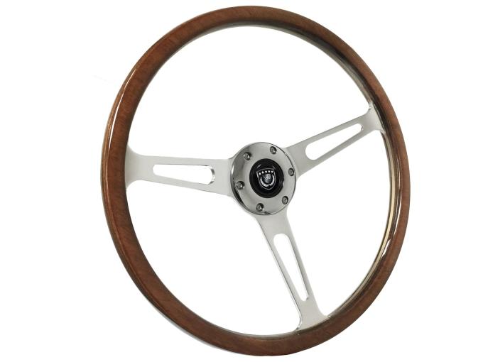 Auto Pro USA VSW 6-Bolt Classic Wood Steering Wheel ST3554