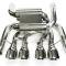 Auto Pro USA 2005-2008 Chevrolet Corvette NXT Step Performance Exhaust System, Axle Back, 4 in. Double Wall Design EX3033