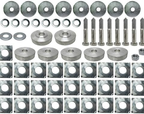 Auto Pro USA 1968-1972 Chevrolet Corvette Body Mount Bushing Set, Includes All Hardware, OE Number 3973886 BM1017