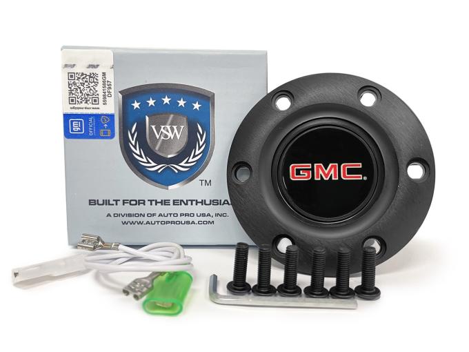 Auto Pro USA VSW 6-Bolt Steering Wheel Horn Button STE1014BLK