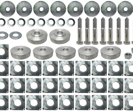 Auto Pro USA 1968-1972 Chevrolet Corvette Body Mount Bushing Set, Includes All Hardware, OE Number 3973886 BM1017