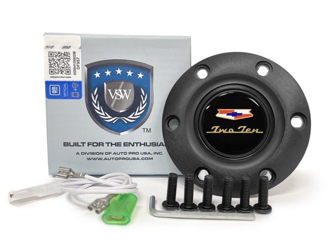 Auto Pro USA VSW 6-Bolt Steering Wheel Horn Button STE1039BLK