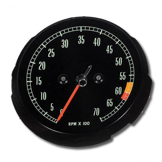 Corvette Tachometer, 6000 RPM, 1965-1967
