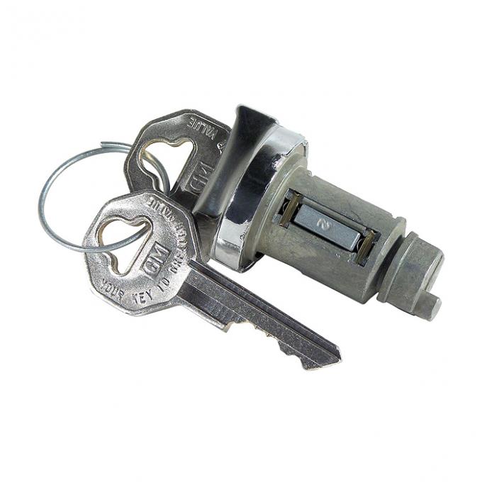 Corvette Ignition Lock, With Original Key, 1953-1964