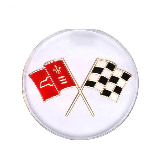 Corvette Emblem, Gas Lid 63 Early, 1963