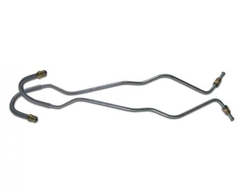 69 - 82 All Cars, w/o Armor - Rear Axle Brake Lines, 2 Pcs.