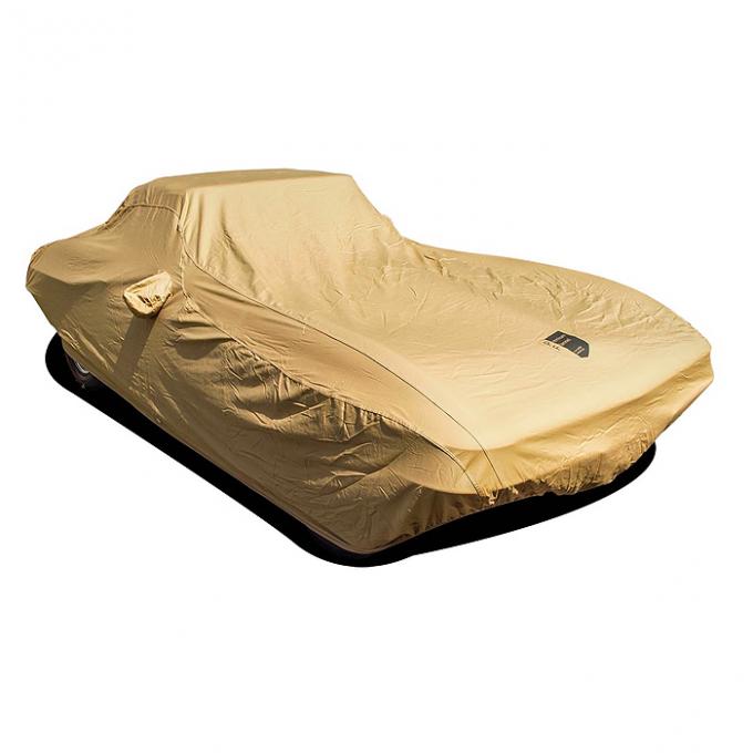 Corvette Car Cover, Premium Flannel, Tan, 1963-1967