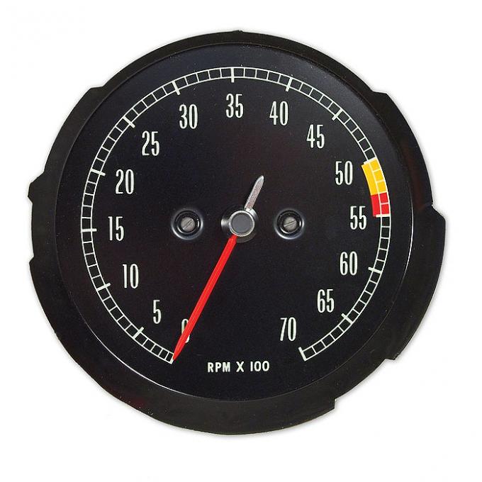 Corvette Tachometer, 5500 RPM, 1965-1967