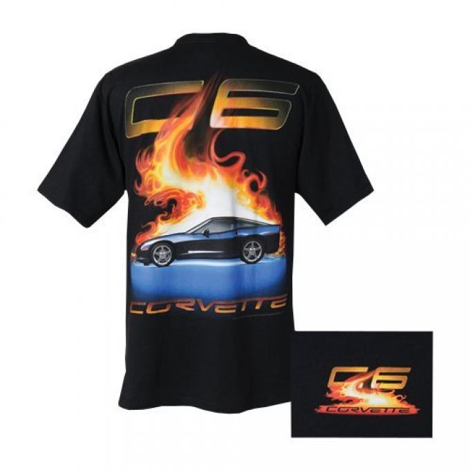 Corvette Shirt, C6 Flame