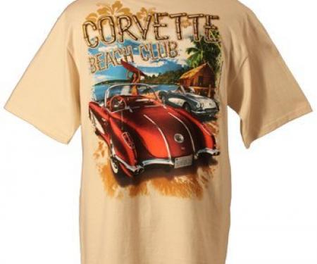 Corvette T-Shirt, C1 Corvette Beach Club