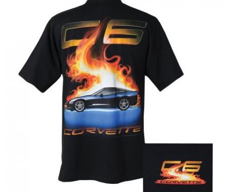 Corvette Shirt, C6 Flame