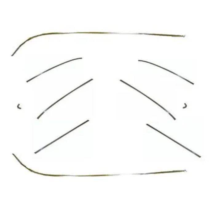 Corvette Side Mouldings, Car Set 10 Piece, 1958-1961