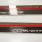 American Car Craft 2014-2019 C7 Stingray/Z51 Corvette - Side Skirts, 22 Gauge Stainless Steel With Carbon Fiber Overlay 052048