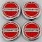 American Car Craft 2020-2024 C8 Corvette Coupe - Cap Cover Set 4pc Carbon Fiber Inserts with Stainless Corvette Logo, Choose Color 883060