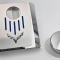 American Car Craft 2014-2019 C7 Corvette Master Cylinder Cover Manual Polished Stainless with Brushed Ribbed Top Plate Corvette Flag Style, Choose Color 053124