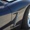 American Car Craft 2005-2013 C6 Corvette - Laser Mesh Side Vent Grilles 2Pc, Polished Stainless Steel 042053