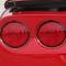 American Car Craft 2005-2013 C6 Corvette - Taillight Trim Kit 4Pc, Chrome Vinyl 042089