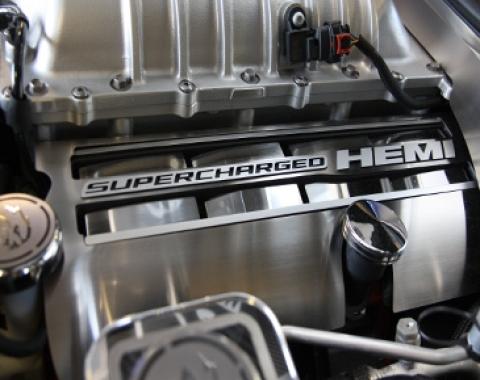 American Car Craft 2015-2019 Dodge Hellcat - HEMI Fuel Rail Overlays 2Pc (Charger) 333023