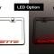 American Car Craft 2014-2019 C7 Corvette - License Plate Frame CORVETTE Lettering, Stainless Steel, Choose Vinyl or LED Color 052033