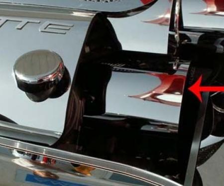 American Car Craft 1997-2004 C5/Z06 Corvette - Belt Tension Cover, Polished Stainless Steel 033044