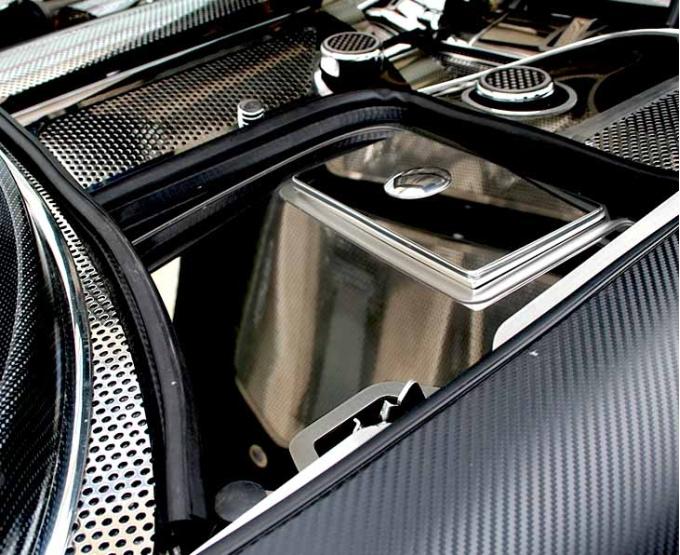 American Car Craft 1997-2004 C5/Z06 Corvette - Fuse Box Cover, Polished Stainless Steel 033076