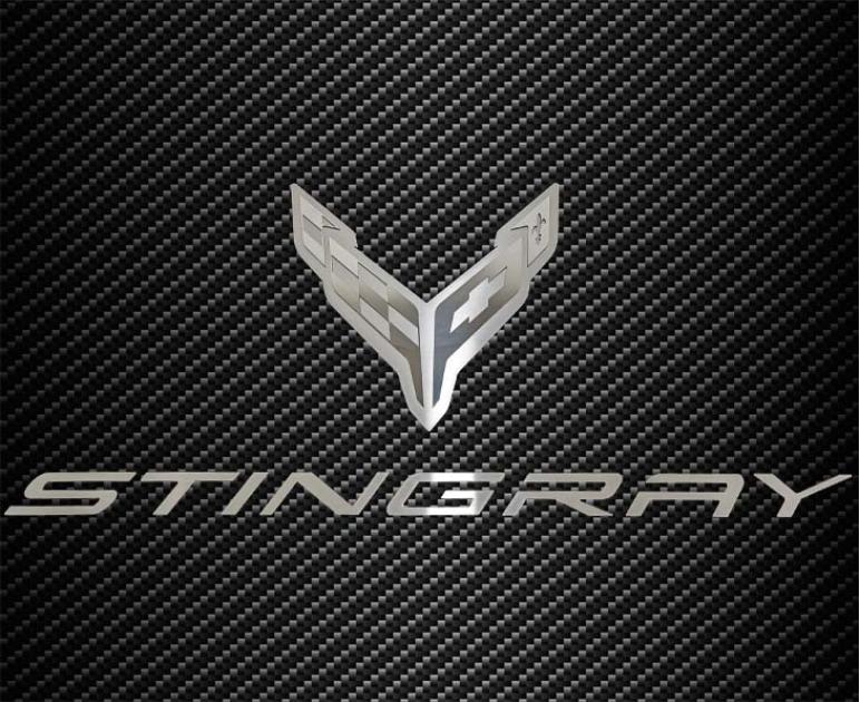 C8 Rear Badging American Car Craft 2020-2024 C8 Corvette - Stainless Hood Panel Badge ...