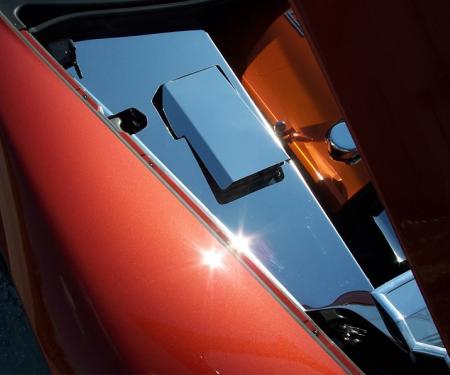 American Car Craft 2005-2013 C6/GS Corvette - Inner Fender Covers 4Pc, Polished Stainless Steel 043017