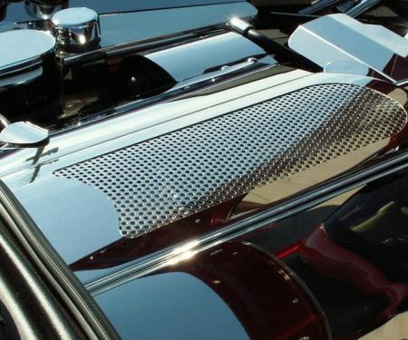 American Car Craft 2005-2013 C6/GS/Z06 Corvette - Perforated Plenum Cover, Polished Stainless Steel 043025