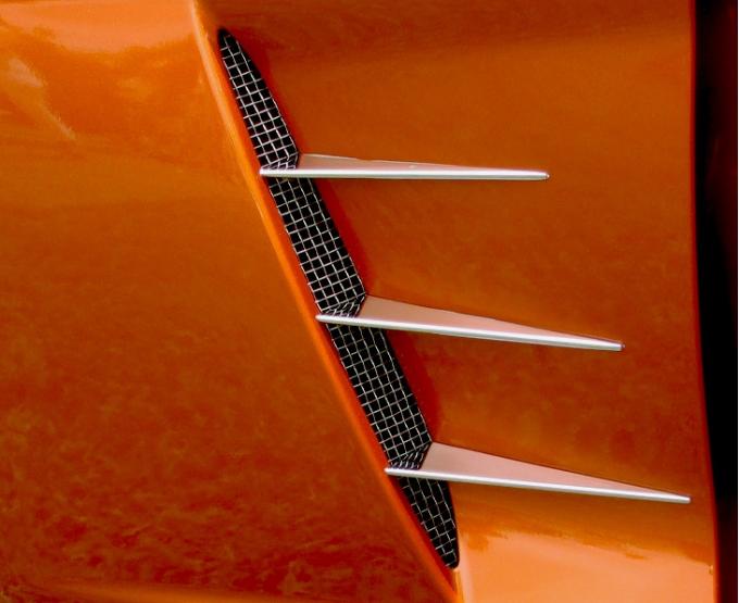 American Car Craft 2005-2013 C6 Corvette - Vent Spears only 6Pc, Polished Stainless Steel 042048