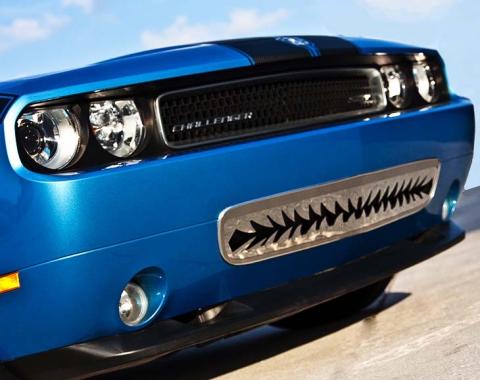 American Car Craft 2008-2010 Challenger 5.7L/SRT8 - Lower Front 'Shark Tooth' Grille (08-10), Polished Stainless Steel 152010