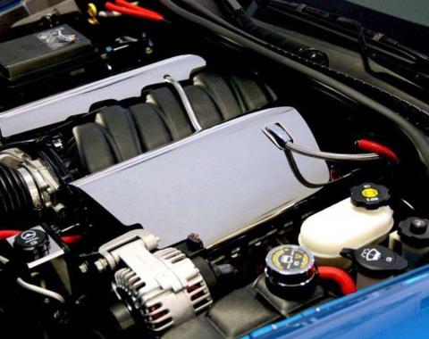 American Car Craft 2008-2013 C6/GS Corvette - Fuel Rail Replacement Covers Dry Sump equip 2Pc, Polished Stainless Steel 043119