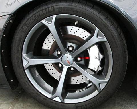 American Car Craft 2010-2013 C6 GS/Z06 Corvette - Caliper Face Plate 18Pc, Polished Stainless Steel 042090