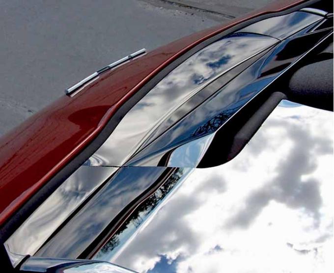 American Car Craft 2005-2007 C6 Corvette - Nose Cap Front, Polished Stainless Steel 043019